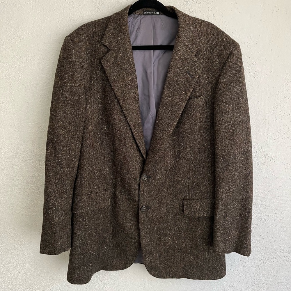 TOM James Executive Collection Man Royal Classics 100% Wool Suit Blazer,…